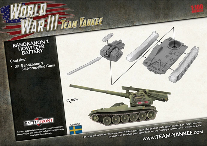 Bandkanon 1 Howitzer Battery (x3) 4 Bandkanon 1 Howitzer Battery (x3) - Image 2