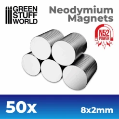 Neodymium Magnets 8x2mm (N52)
