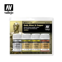 AV Vallejo Model Color Set – Liquid Gold Set (x4)