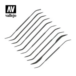 AV Vallejo Tools β Budget Riffler File Set (10pc)