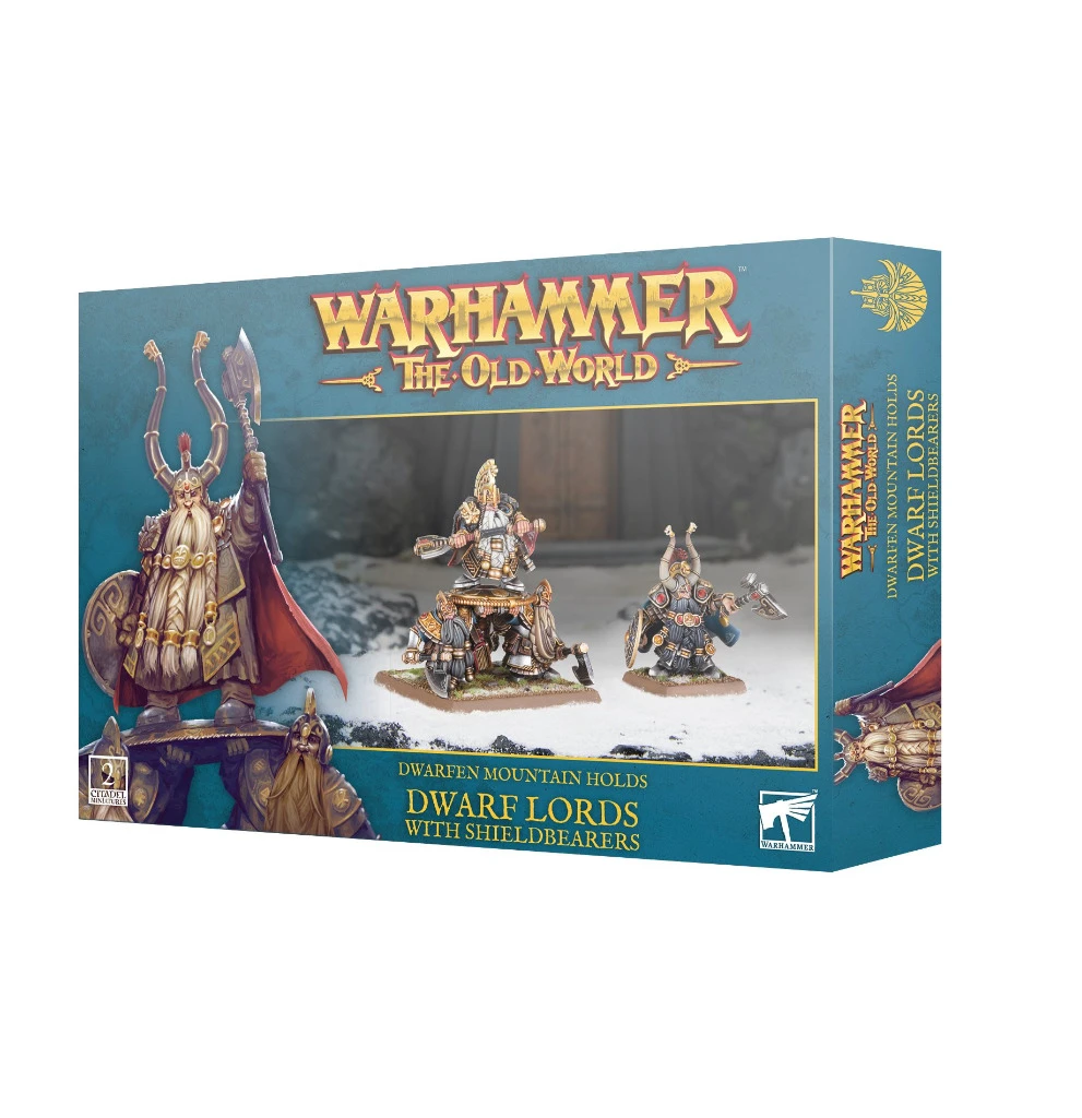 Games Workshop Dwarf Mountain Holds: Dwarf Lords With Shieldbearers 3 Games Workshop Dwarf Mountain Holds: Dwarf Lords With Shieldbearers