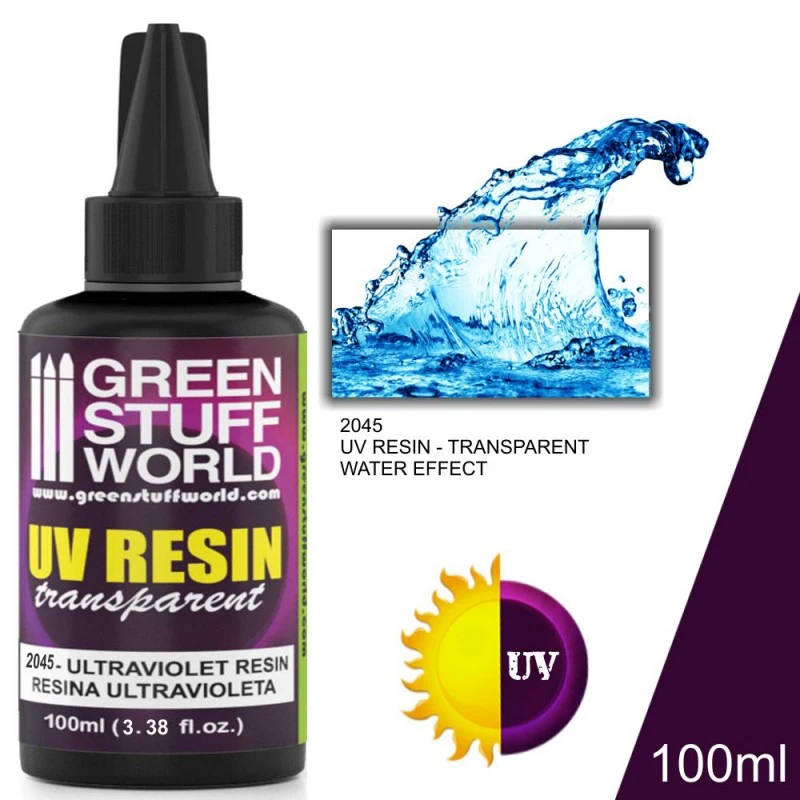 UV Resin 100ml – Water Effect 3 UV Resin 100ml – Water Effect