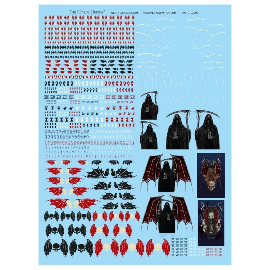 Night Lords Legion Transfer Sheet 3 Night Lords Legion Transfer Sheet