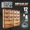 MDF Vertical Rack With Drawers