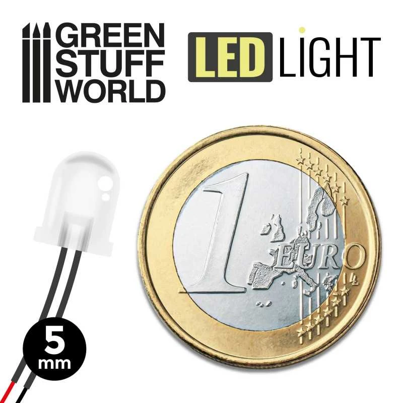 Green LED Lights – 5mm 4 Green LED Lights – 5mm - Image 2