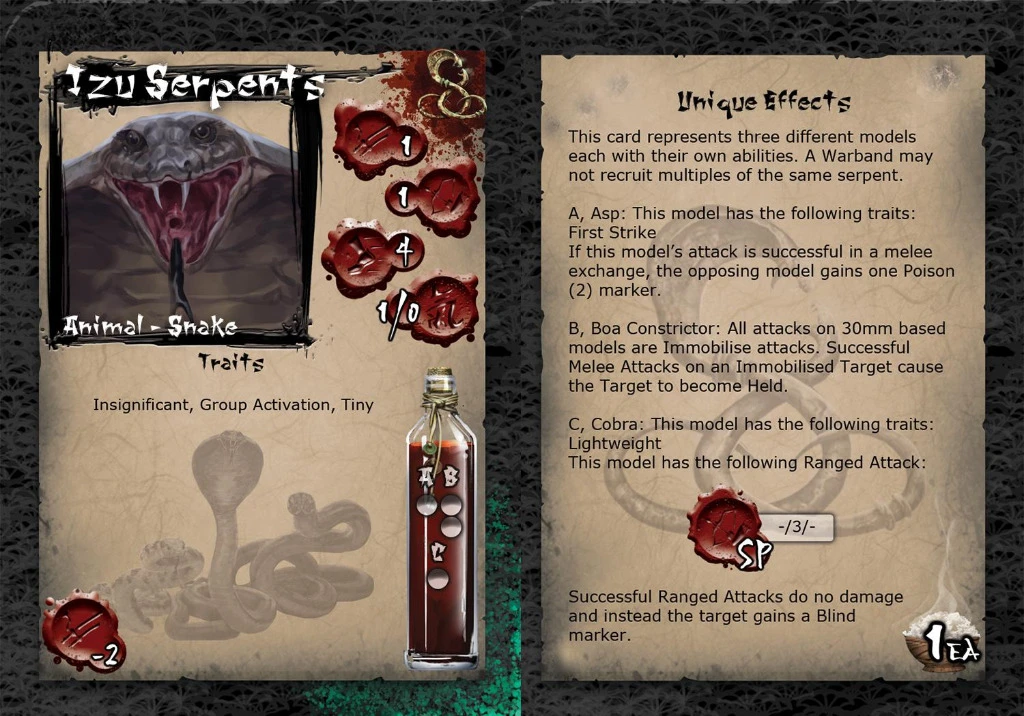 Izu Serpents 4 Izu Serpents - Image 2
