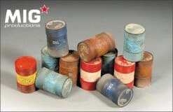 Striped Metal Drums 1:35