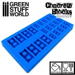 Silicone Molds – Concrete Bricks / Breeze Blocks