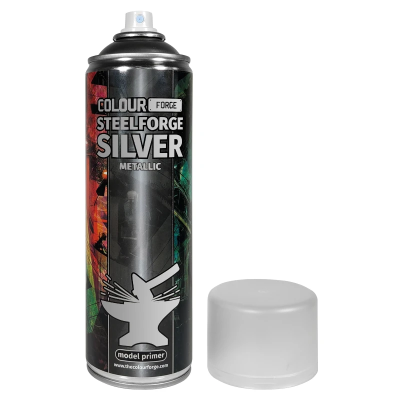 Colour Forge Spray: Steelforge Silver (500ml) 4 Colour Forge Spray: Steelforge Silver (500ml) - Image 2