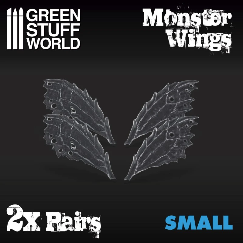 2x Resin Monster Wings – Small 3 2x Resin Monster Wings – Small