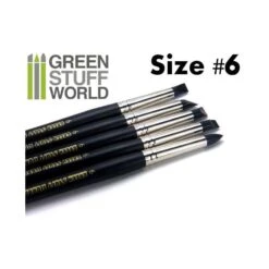 Colour Shapers Brushes SIZE 6 – BLACK FIRM