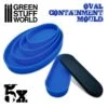 5x Containment Moulds For Bases – Oval