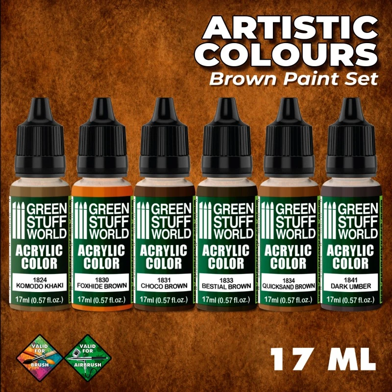 Paint Set – Brown 4 Paint Set – Brown - Image 2