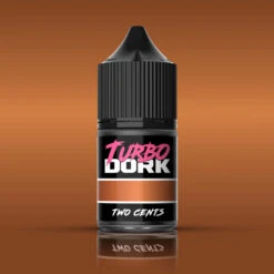 Turbo Dork: Two Cents Metallic Acrylic Paint 22ml Bottle