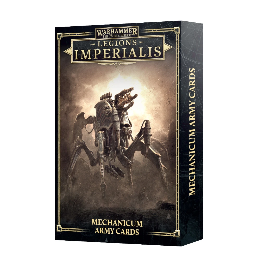 Games Workshop Legions Imperialis: Mechanicum Army List Cards 3 Games Workshop Legions Imperialis: Mechanicum Army List Cards