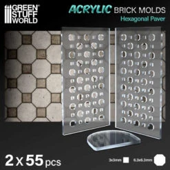 Acrylic Molds – Octagon Paving Brick