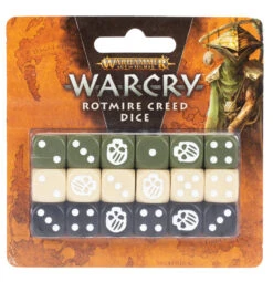Games Workshop Warcry: Rotmire Creed Dice