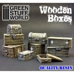 Wooden Boxes Set