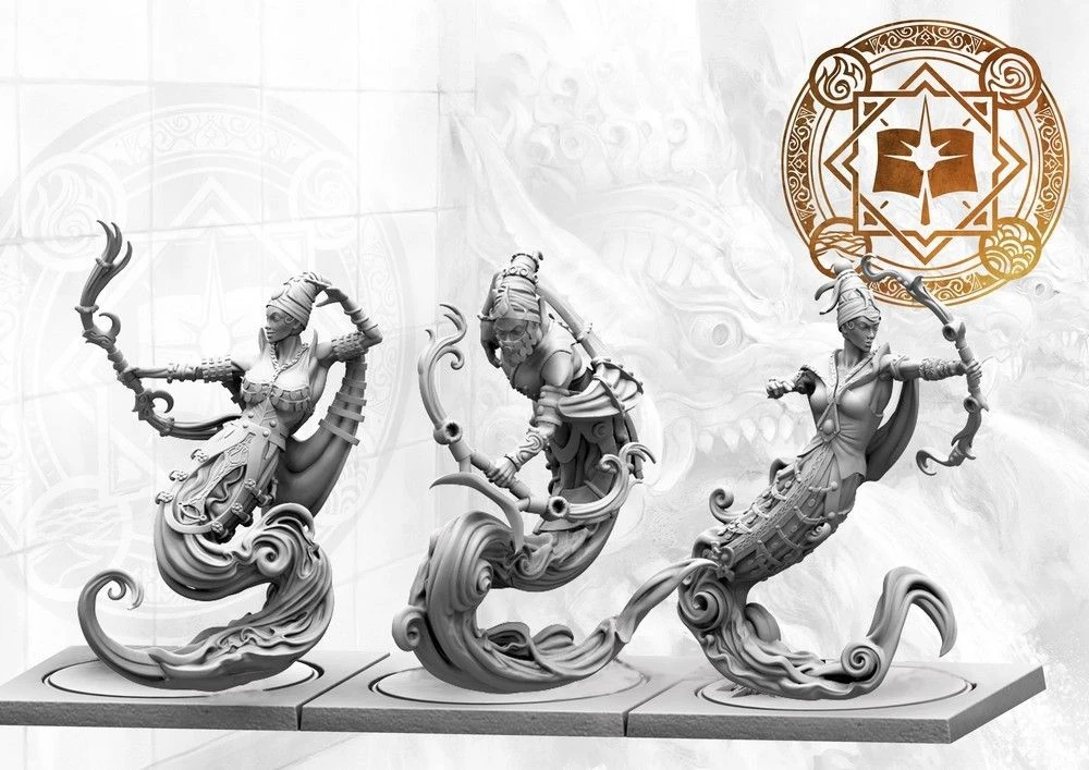 Sorcerer Kings: Windborn Djinn With Bows 3 Sorcerer Kings: Windborn Djinn With Bows