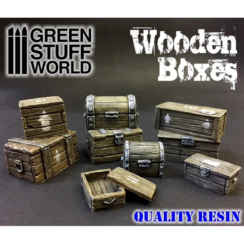 Wooden Boxes Set 4 Wooden Boxes Set - Image 2