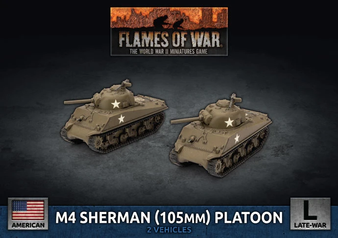 US M4 Sherman (105mm) Assault Gun Platoon 3 US M4 Sherman (105mm) Assault Gun Platoon
