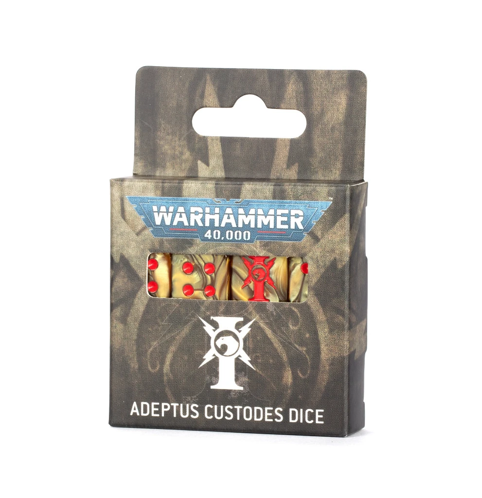 Games Workshop Warhammer 40000: Adeptus Custodes Dice 3 Games Workshop Warhammer 40000: Adeptus Custodes Dice