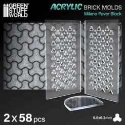 Acrylic Molds – Milano Paver Block