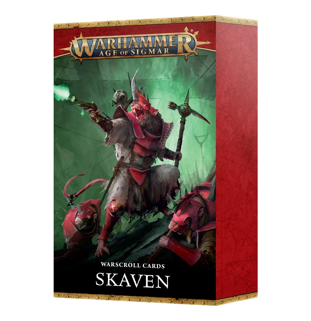 Games Workshop Warscroll Cards: Skaven 3 Games Workshop Warscroll Cards: Skaven