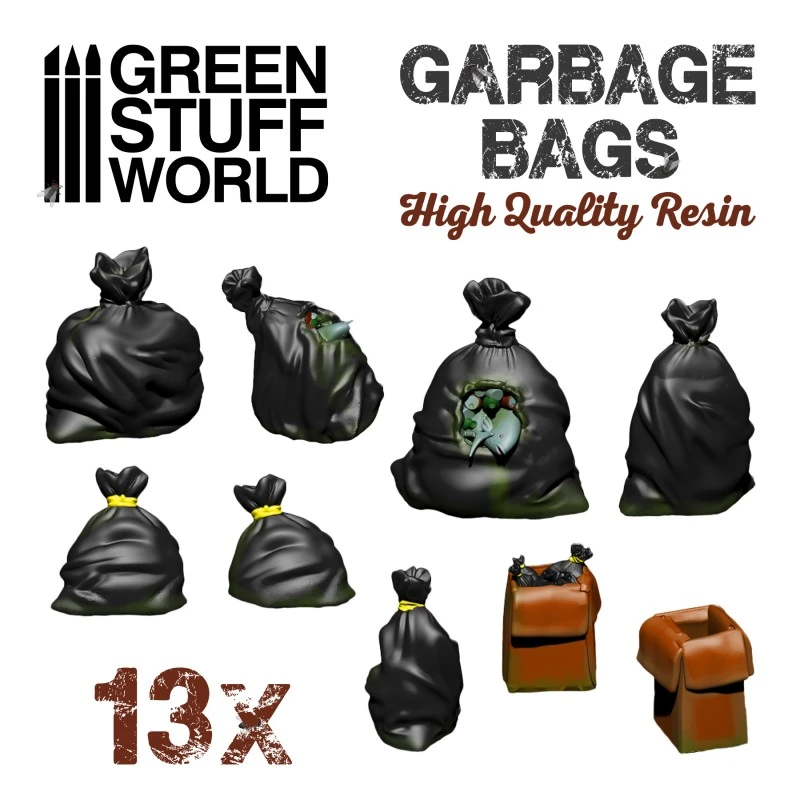 Resin Garbage Bags 3 Resin Garbage Bags