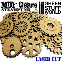 MDF Wood Steampunk Gears