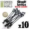 10x Classic WALL Lamps With LED Lights
