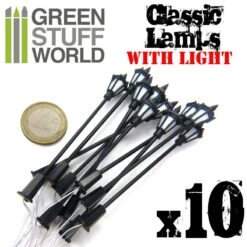 10x Classic WALL Lamps With LED Lights
