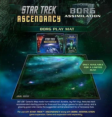 Star Trek Ascendancy: Borg Play Mat 3 Star Trek Ascendancy: Borg Play Mat
