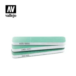 AV Vallejo Tools β Flexisander Dual Grit X3 (90x19x6mm)