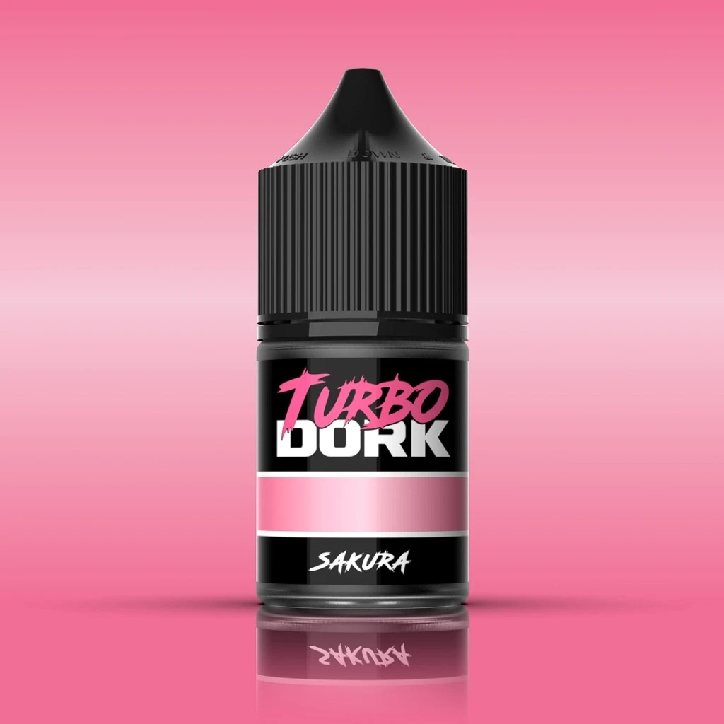 Turbo Dork: Sakura Metallic Acrylic Paint 22ml Bottle 3 Turbo Dork: Sakura Metallic Acrylic Paint 22ml Bottle