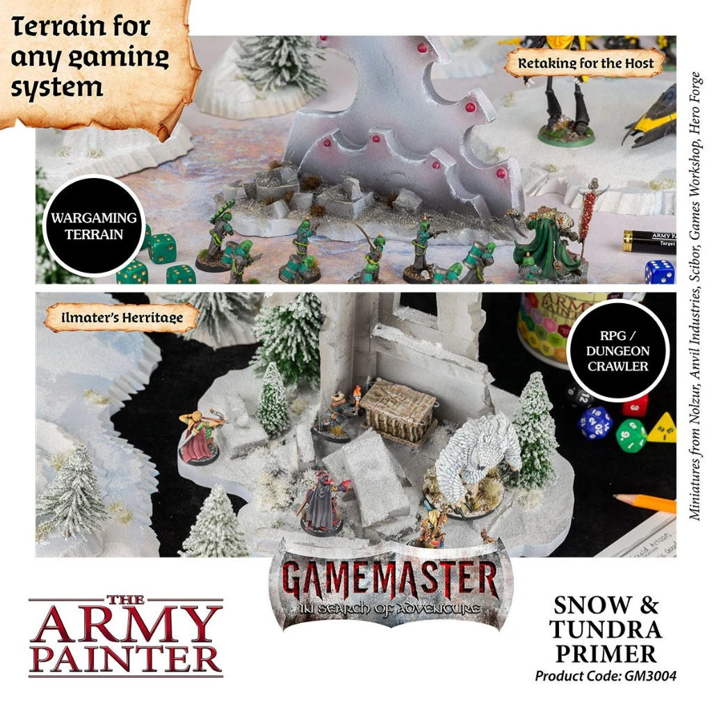 The Army Painter GM: Terrain Primer – Snow & Tundra 5 The Army Painter GM: Terrain Primer – Snow & Tundra - Image 3