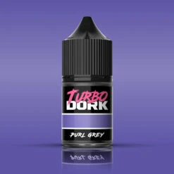 Turbo Dork: Purl Grey Metallic Acrylic Paint 22ml Bottle