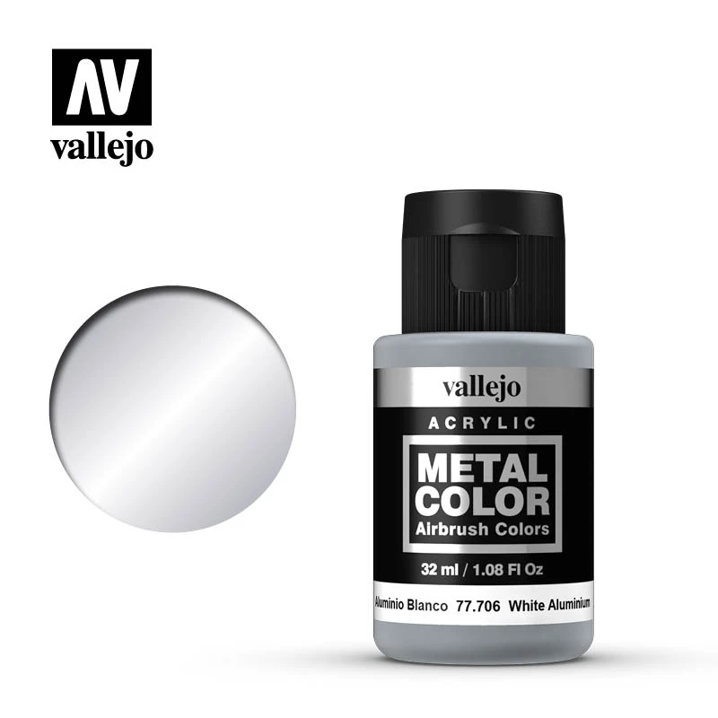 Vallejo Metal Color – White Aluminium 32ml 3 Vallejo Metal Color – White Aluminium 32ml