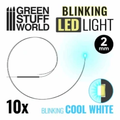Blinking LEDs – Cool White – 2mm
