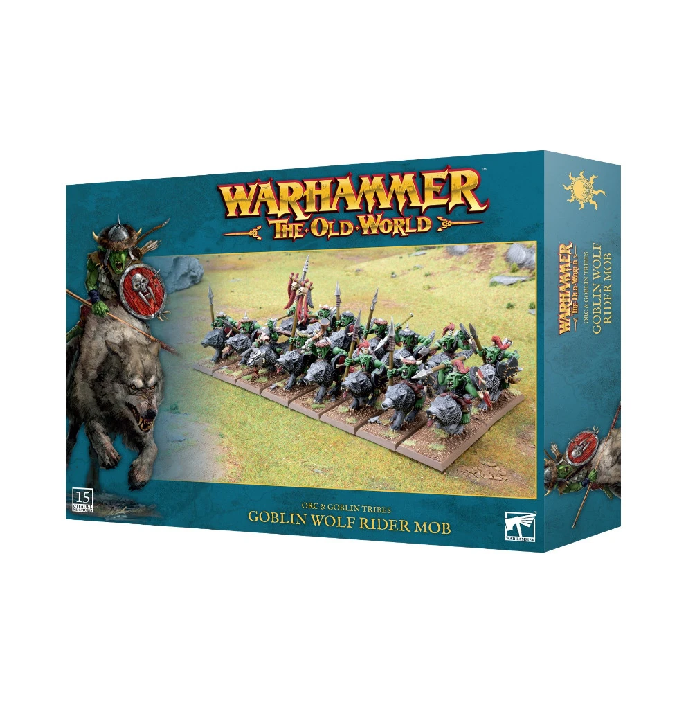 Games Workshop Orc & Goblin Tribes: Goblin Wolf Rider Mob 3 Games Workshop Orc & Goblin Tribes: Goblin Wolf Rider Mob