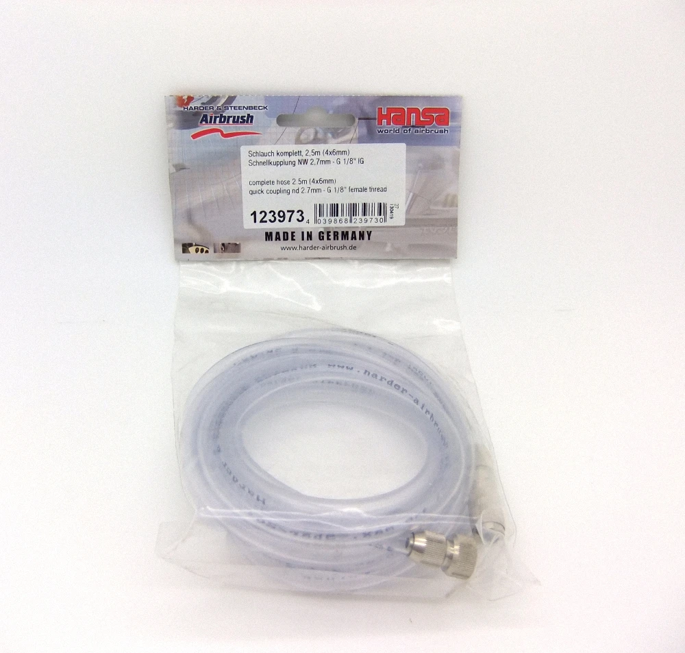 Vallejo Airbrush – 2.5m Flexible Hose With Quick Change Adaptor 3 Vallejo Airbrush – 2.5m Flexible Hose With Quick Change Adaptor