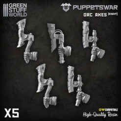 Puppetswar – Orc Axes – Right