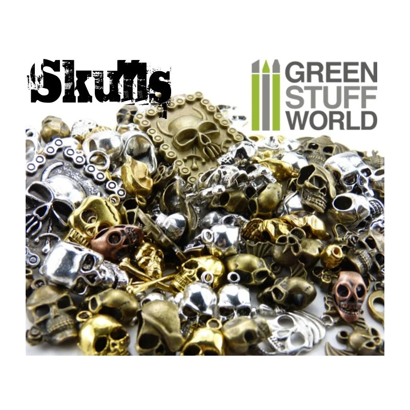 SKULLS Beads 85gr 3 SKULLS Beads 85gr