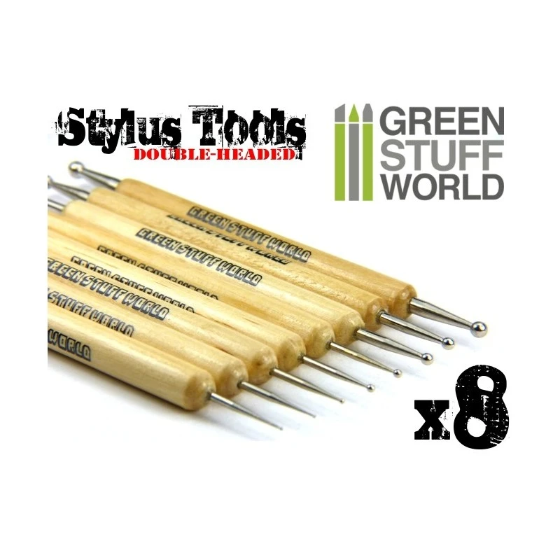 8x Sculpting STYLUS BALL Tool Set 3 8x Sculpting STYLUS BALL Tool Set