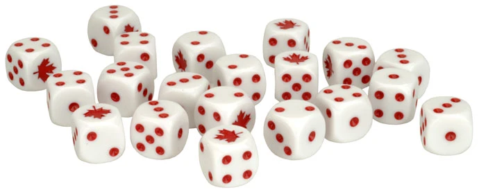 Team Yankee Canadian Dice Set 3 Team Yankee Canadian Dice Set