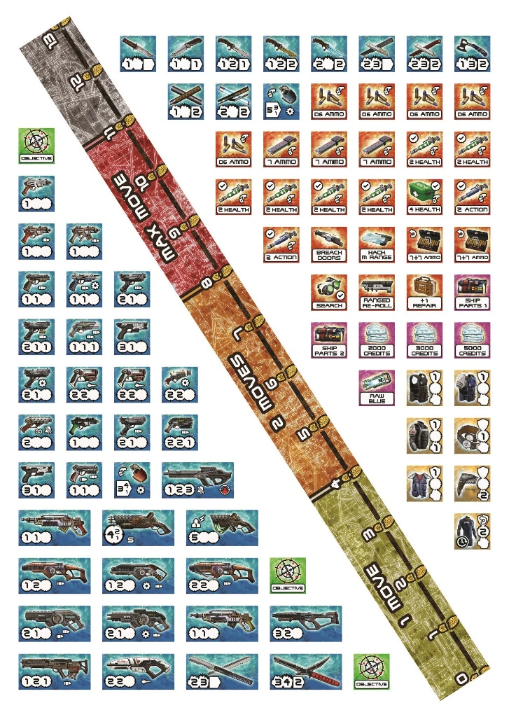 Core Space Tokens And Ruler 3 Core Space Tokens And Ruler