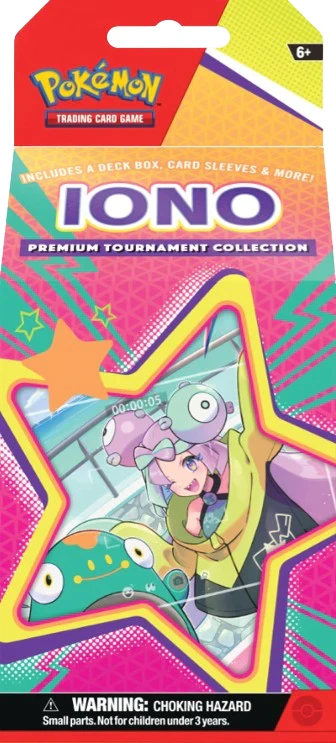 Pokemon TCG: Iono Premium Tournament Collection Display 3 Pokemon TCG: Iono Premium Tournament Collection Display