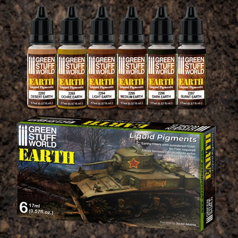 Liquid Pigments Set – Earth 3 Liquid Pigments Set – Earth
