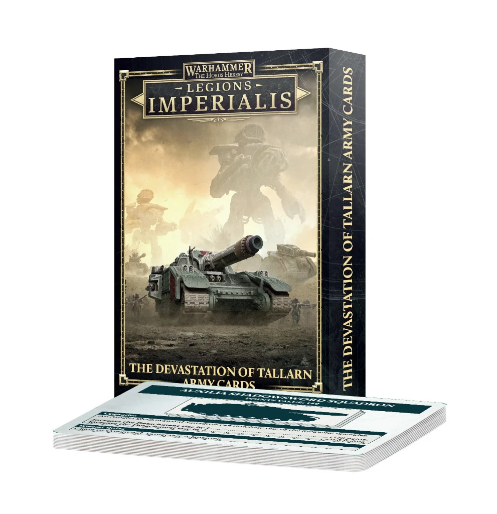 Games Workshop Legions Imperialis: Devastation Of Tallarn Army Cards 3 Games Workshop Legions Imperialis: Devastation Of Tallarn Army Cards