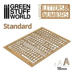 Letters And Numbers 10mm STANDARD